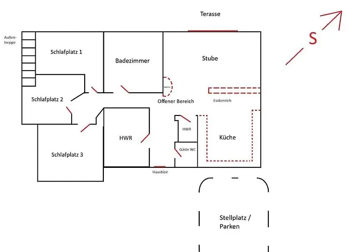 With 3 Bedrooms 別荘 Holzendorf